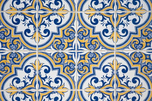 Ornamental old typical tiles from Portugal.