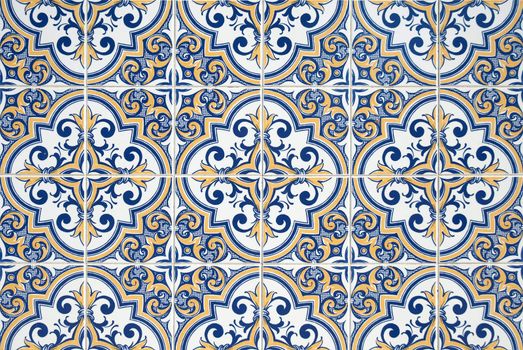 Ornamental old typical tiles from Portugal.