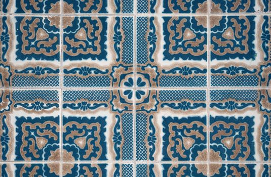 Ornamental old typical tiles from Portugal.