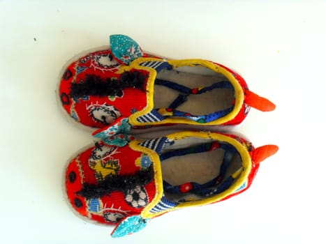 pig head shoes for Chinese children in rural areas