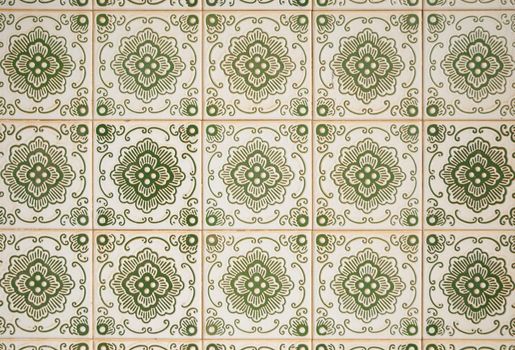 Ornamental old typical tiles from Portugal.