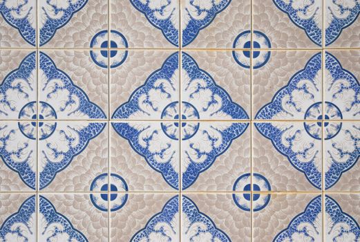Ornamental old typical tiles from Portugal.
