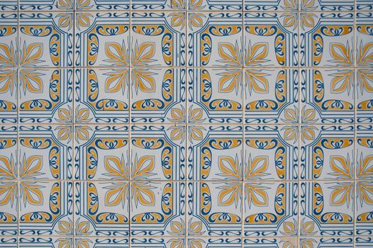 Ornamental old typical tiles from Portugal.