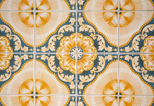 Ornamental old typical tiles from Portugal.