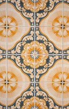 Ornamental old typical tiles from Portugal.