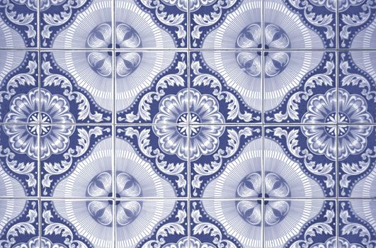 Ornamental old typical tiles from Portugal.