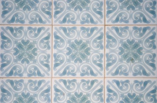 Ornamental old typical tiles from Portugal.
