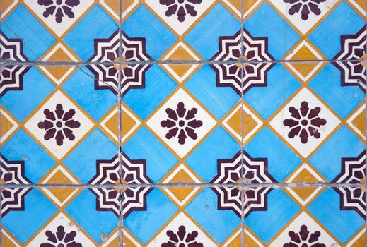 Ornamental old typical tiles from Portugal.