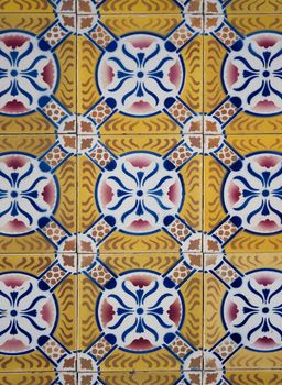 Ornamental old typical tiles from Portugal.