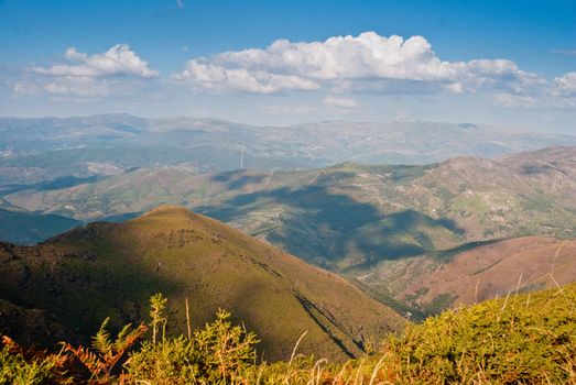 Moutains landscape view beauty at Arouca, Portugal.