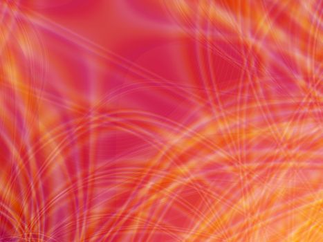 Fractal background with nice pink and yellow curves