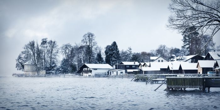 An image of a nice winter scenery in Bavaria Germany