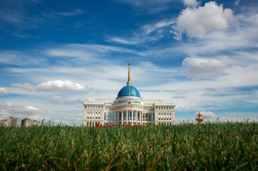 President's palace. Apartment of a president of Kazakhstan. Astana.