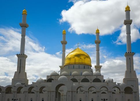 Mosque. Islam Center of Astana, capital of Kazakhstan, august 2007