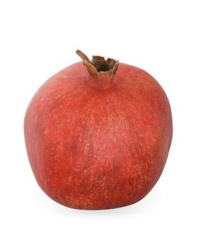 Fresh tasty pomegranate on isolated background