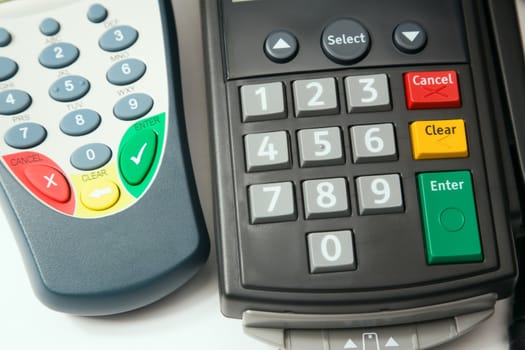 Credit card terminal (POS-terminal) for payment