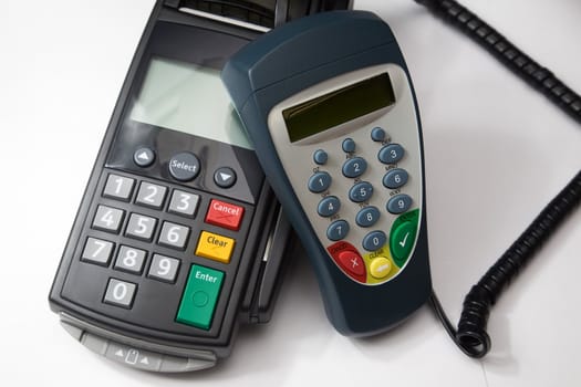 Credit card terminal (POS-terminal) for payment