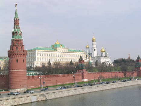 view on Moscow Kremlin and Moscow river