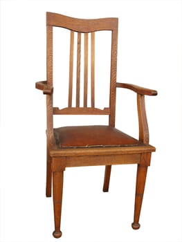 Antique Chair isolated with clipping path      