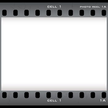 Single negative film cell with copy holder and copyspace