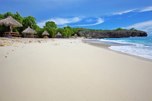 Beautiful landscape on the caribbean island, Curacao