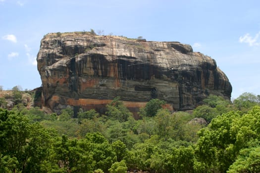The ancient Sri Lankan rock fortress of Sigiriya is a UNESCO World Heritage Site.