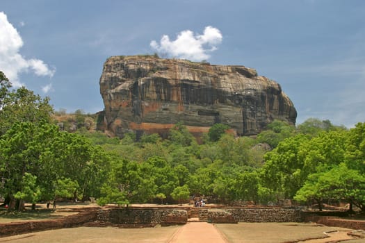 The ancient Sri Lankan rock fortress of Sigiriya is a UNESCO World Heritage Site.
