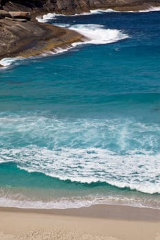 Salmon Holes Beach, in Torndirrup National Park, near the town of  Albany in Western Australia.