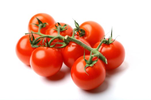 cherry tomato isolated on white background