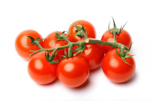 cherry tomato isolated on white background