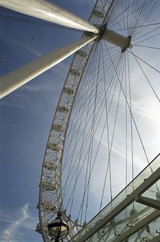 The London Eye in motion