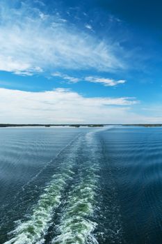 Swedish archipelago in sunny day