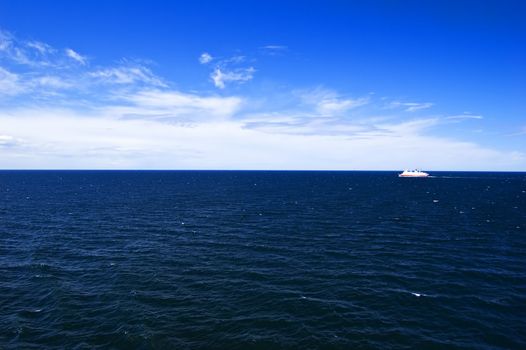 Cruise ship in the Baltic sea