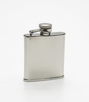 hipflask isolated on white