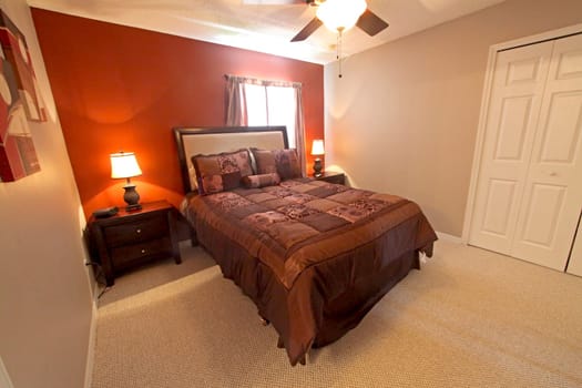 A Queen Bedroom, Interior Shot of a Home