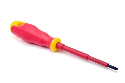 screwdriver on white background