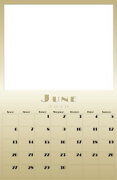 every month of the 2010 year calendar