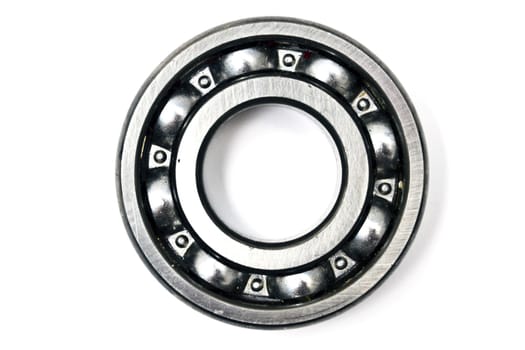 Ball bearing isolated on white background 
