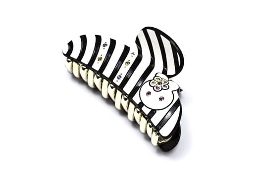 Lovely hair clip isolated on white background