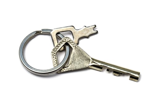 Keys isolated on white background
