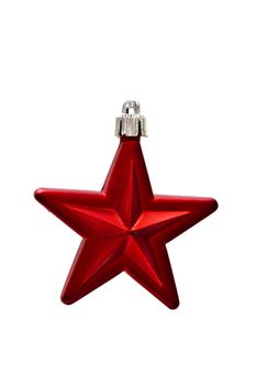 Christmas decorations isolated on white background 
