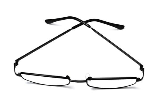 Reading glasses isolated on white background 
