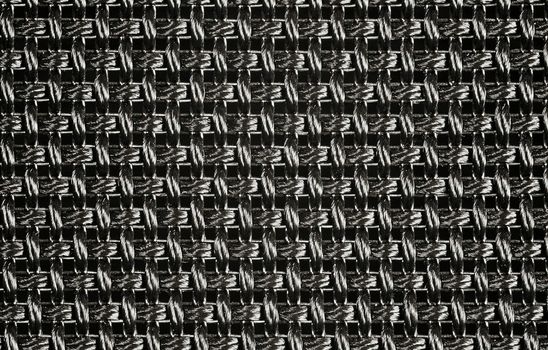 woven metallic mesh background