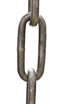 Chains isolated on white background 
