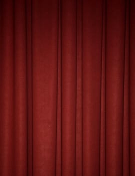 Deep red draped background