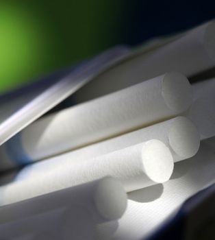 Pack of cigarettes with cigarettes