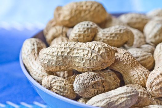 healthy nuts peanuts in a bowl shallow depth of view