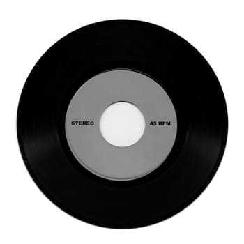 Vinyl record music recording support