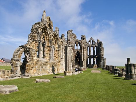 Though a shadow of its former self the ruins of Whitby Abbey have an air of romance about them