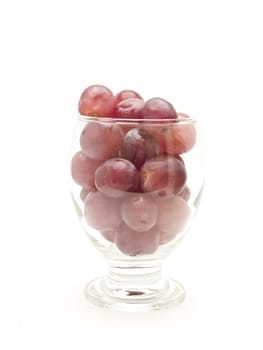  glass with grapes